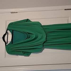 Green Plus Size Summer Dress